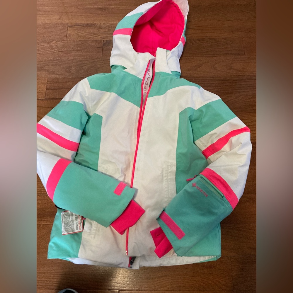 Spyder Women’s Captivate Gore-Tex Ski Jacket White Size 6